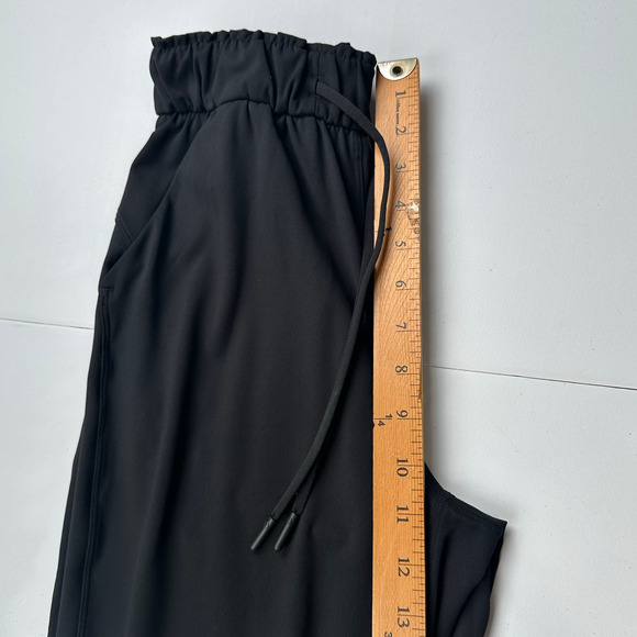 Lululemon Pants Womens 2 Black Stretch High Rise Jogger Pockets Stretch Active - Picture 9 of 12